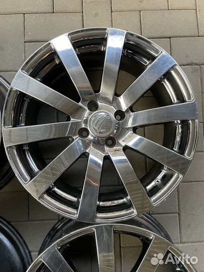 Хромированные диски R17/4/100 Bridgestone Beo