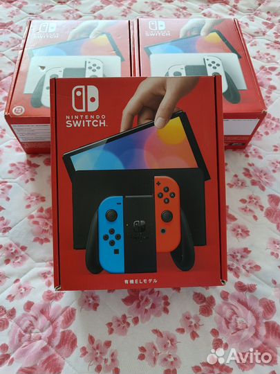 Nintendo Switch oled + Splatoon прошитые