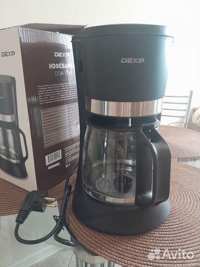 Кофеварка капельная новая