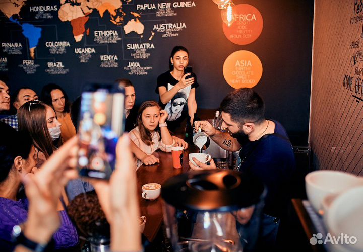 Курсы Бариста, обучение, помощь в открытии кофейни