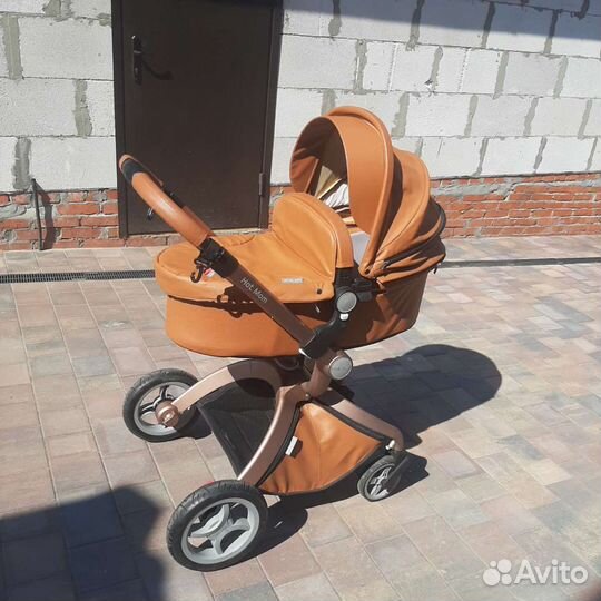 Коляска 2 в 1 эко кожа
