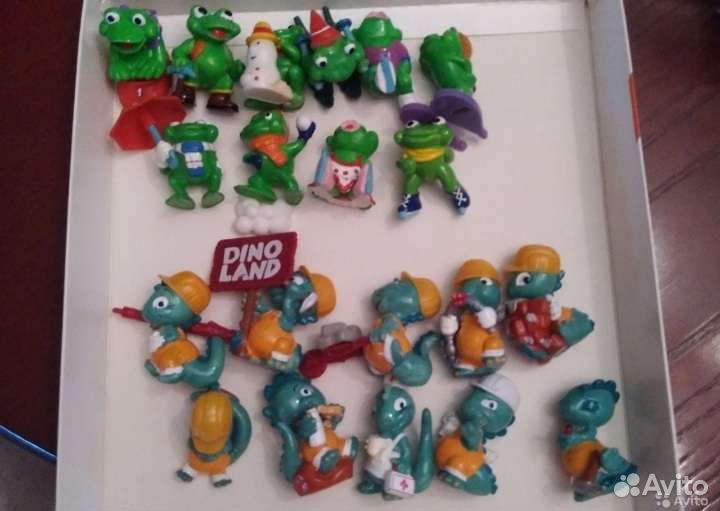 Лягушки/гномы/кроко/слоны киндер 90-е гг