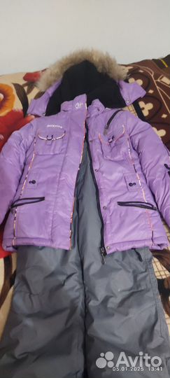 Зимний комбинезон для девочки