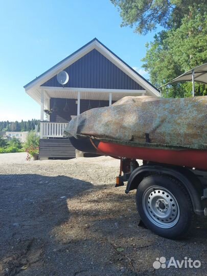Аренда лодки с мотором на прицепе