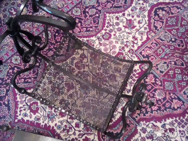 Дровница кованая