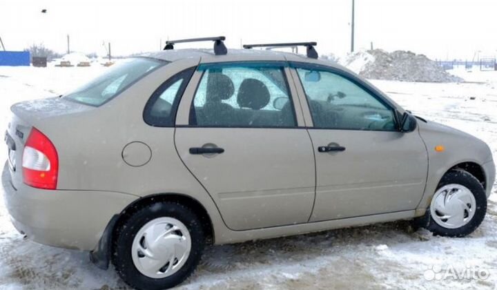 Багажник на Гранта, Калина, Datsun с нерж. опорами