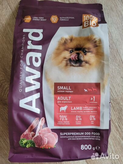 Сухой корм для собак award
