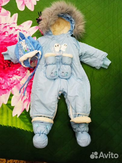 Комбинезон + шапочка