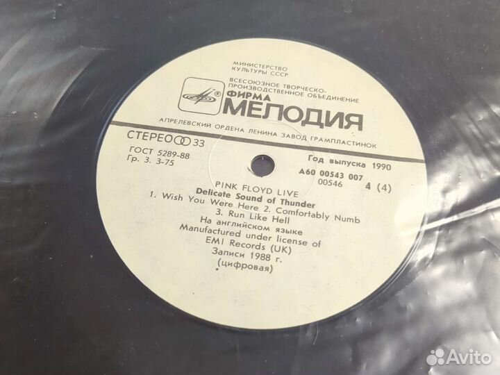 Пластинка Pink Floyd - Delicate Sound of Thunder