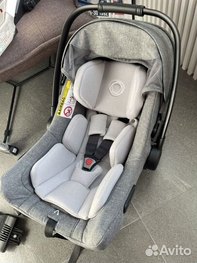 Автокресло Bugaboo Nuna + isofix + адаптеры