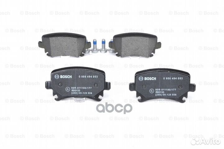 К-т дисков. тормоз. колодок 0986494053 Bosch