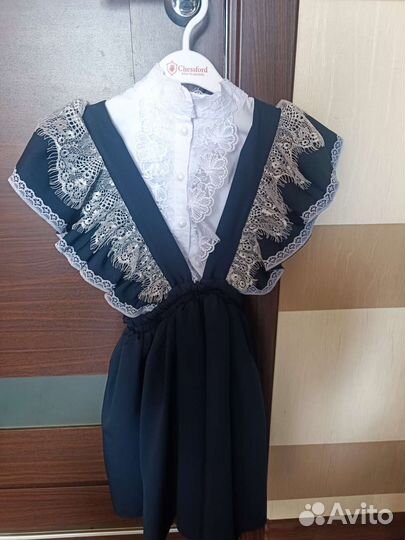 Школьная форма для девочки 128 синяя