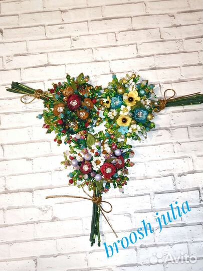 Брошь ручная работа