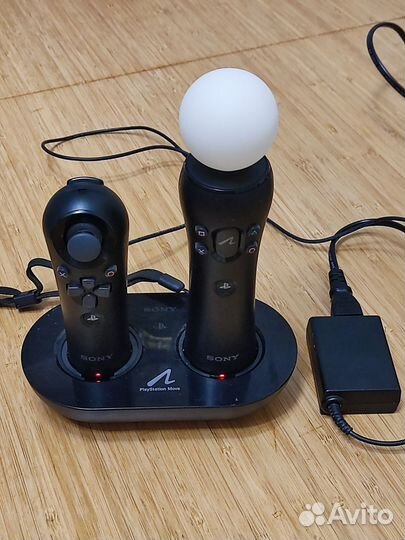 PS Move, зарядные станции, камеры