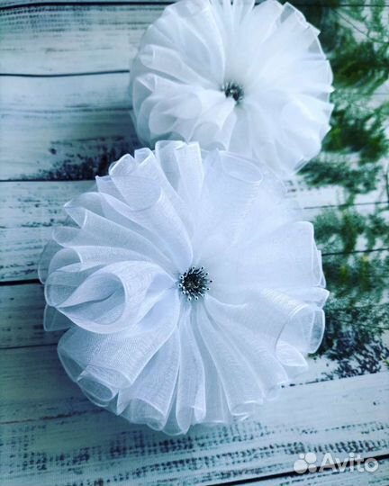 Банты для волос ручной работы