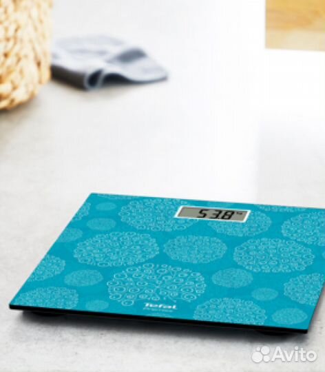 Весы напольные электронные Tefal PP1436V0, голубой