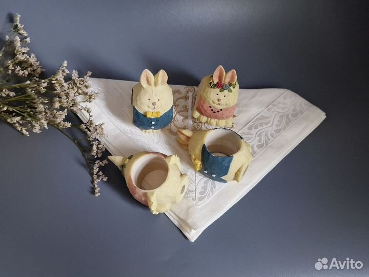 Кольца для салфеток Пасхальный кролик