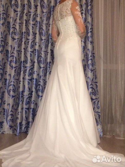 Шикарное свадебное платье To be bride люкс