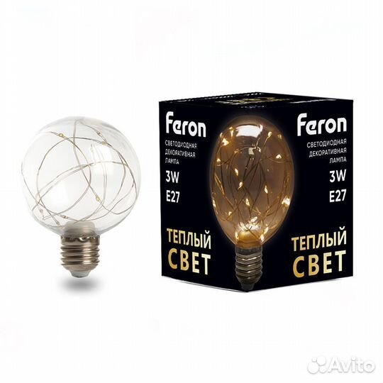 Лампа декоративная LB-381 E27 3W 2700K 41675