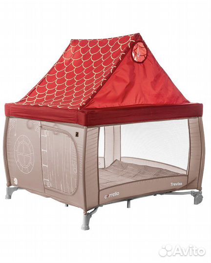Манеж домик детский carrello treviso