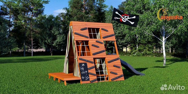 Спортивный домик Савушка База 3 с доставкой