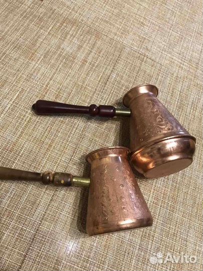 Турки для кофе медные