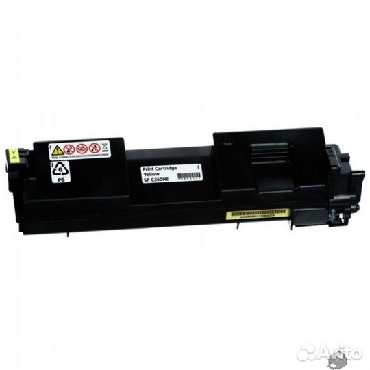 Ricoh Принт-картридж SP C360HE желтый SP C360DNw/SP C360SNw/SP C360SFNw/SP C361SFNw, (6000 страниц)