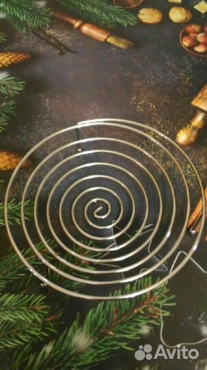 Ваза стильная хром для фруктов 28 см