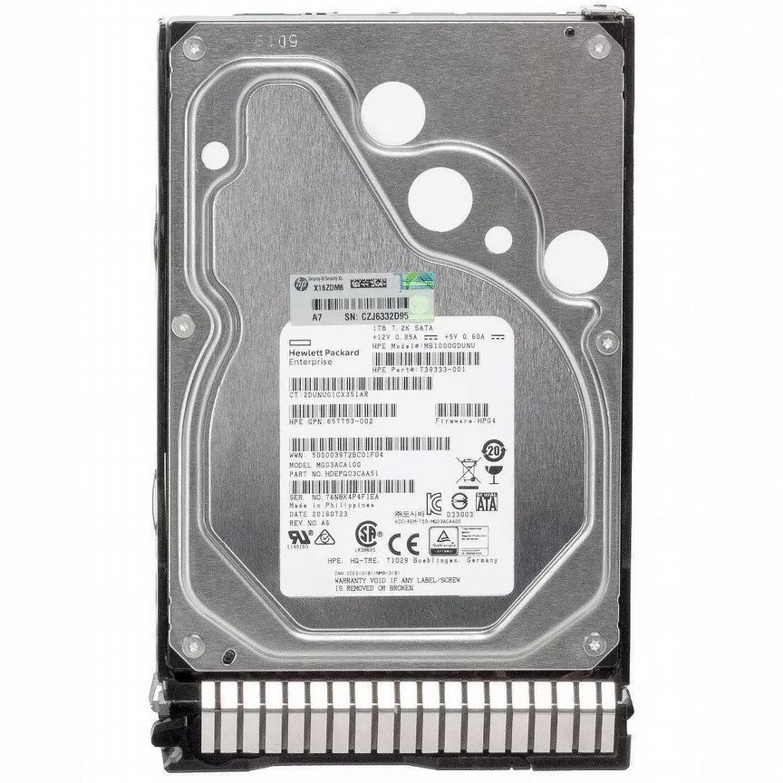 [MB1000GDUNU] Жесткий Диск Hp 1tb Sata3 3,5" Hdd Mb1000gdunu