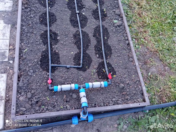 Монтаж систем капельного полива