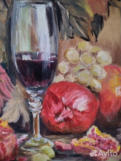 Картина маслом на холсте натюрморт