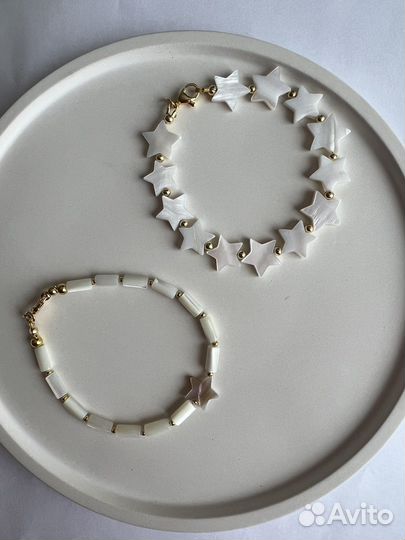 Колье браслет серьги