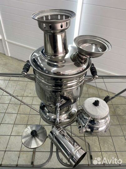 Самовар на дровах углях в Краснодаре