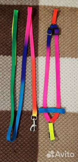 Поводок шлейка для кошки или маленькой собачки нов