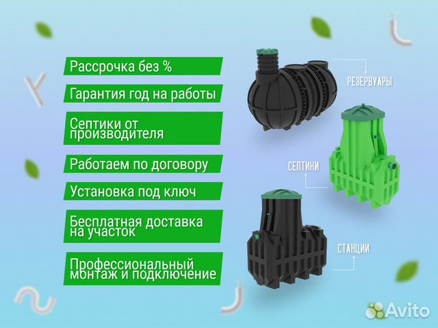 Септик Юнилос. Все модели. Гарантия