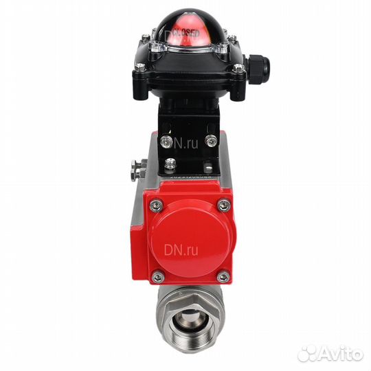 Кран шаровой DN.ru BV3232P(2pc) -FP-T-ISO-H 2 1/2“ Ду65 Ру63 полнопроходной двухходовой, нержавеющая