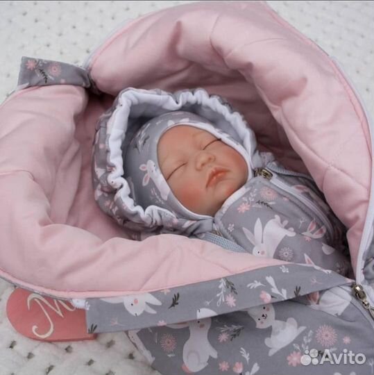 Демисезонный комплект 0-3мес, на выписку