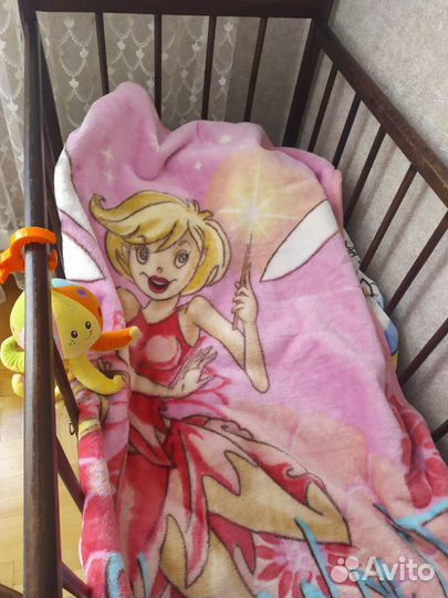 Детская кроватка деревянная