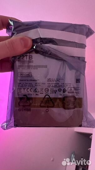 22Tb sata-III WD Gold