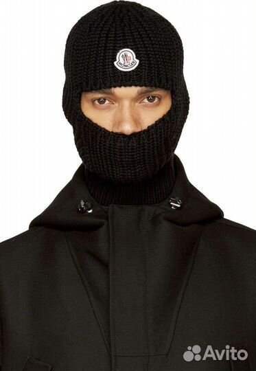 Шапка шлем Балаклава Moncler оригинал шерсть
