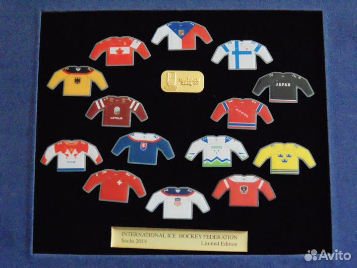 Набор значков Олимпиада Сочи 2014