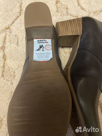 Ботинки (туфли) новые, Tamaris, Германия, кожа