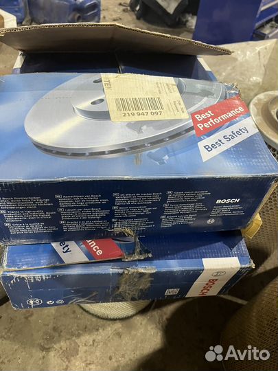 Диски тормозные задние toyota land cruiser