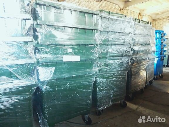 Евро контейнер для мусора 1 100 л