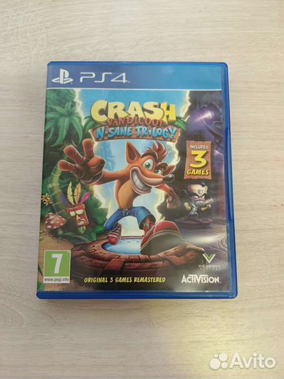 Игры для приставок ps4 Crash bandicoot