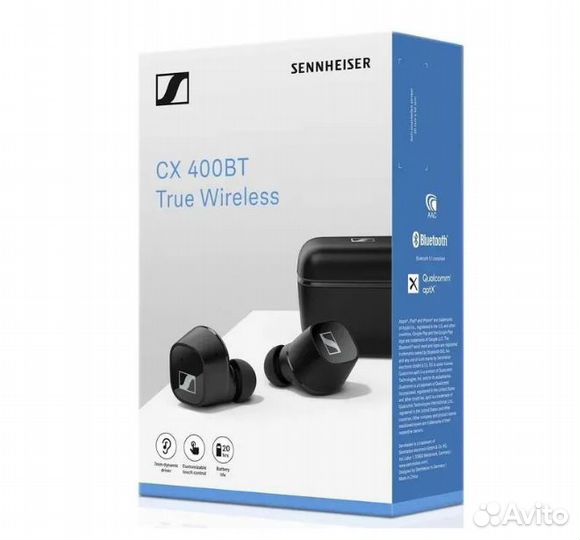 Наушники Sennheiser CX 400BT True Wireless