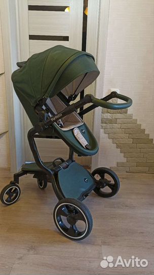 Коляска 2 в 1 эко кожа