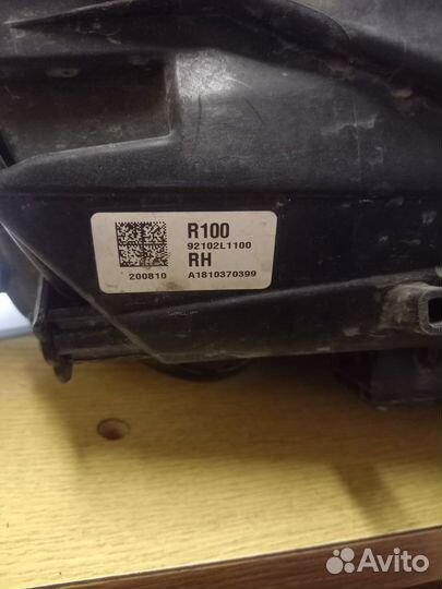 Фара hyundai sonata 8 правая