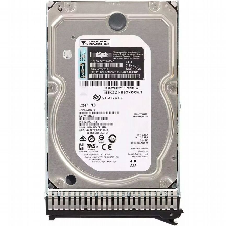 [7XB7A00043] Жесткий Диск Lenovo 4tb Sas 3,5" Hdd 7xb7a00043