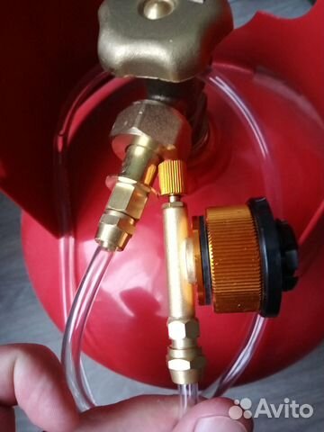 Переходник для заправки газовых баллонов